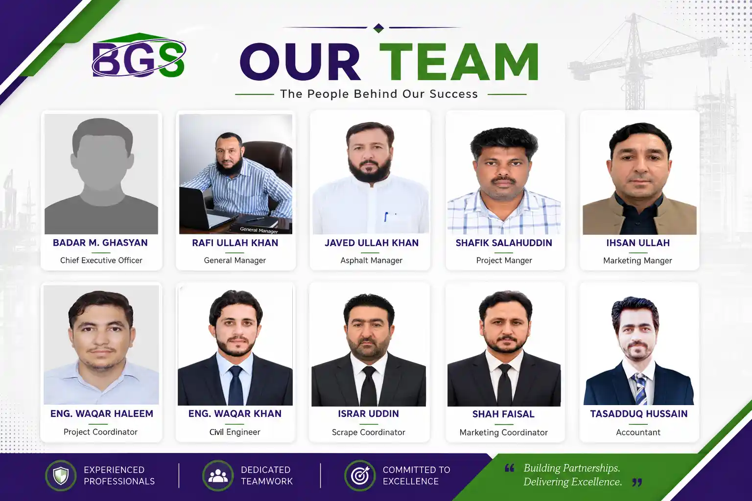 BGS Team Behind Success